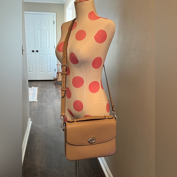 RARE Original Cassie Coach Pebble Leather Crossbody Bag in Taupe - Picture 13 of 15
